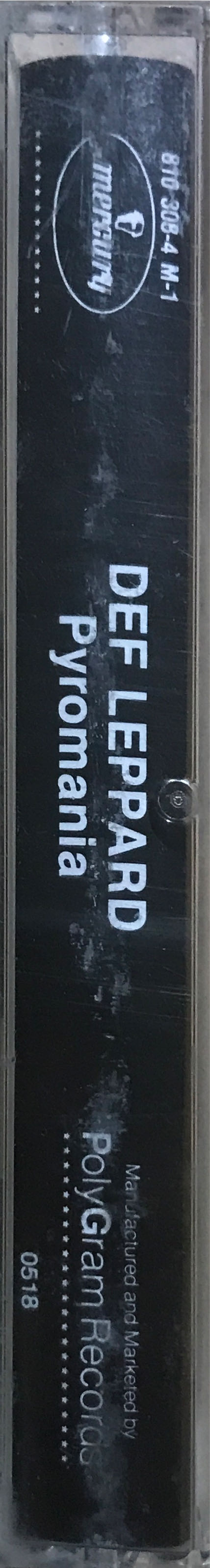 Pyromania - Def Leppard (Cassette) music collectible [Barcode 042281030840] - Main Image 3