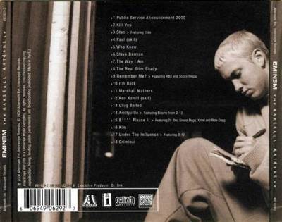 The Marshall Mathers LP - Eminem (CD - 72) music collectible [Barcode 606949076122] - Main Image 2