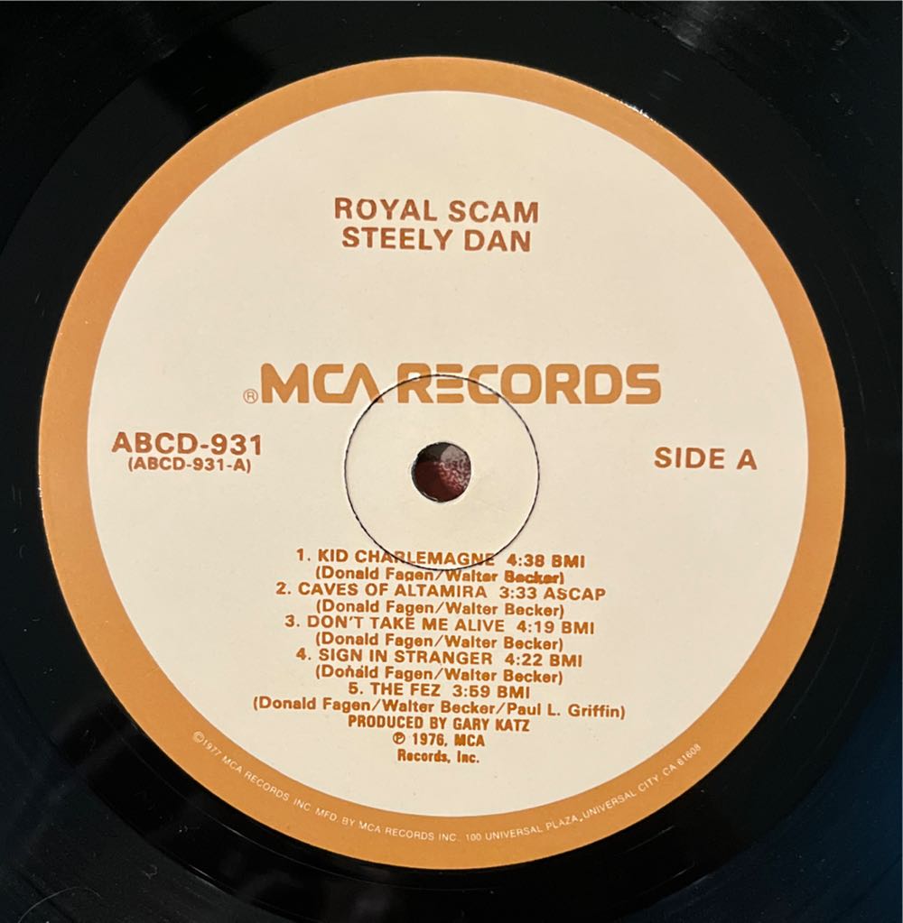 The Royal Scam - Steely Dan (12”) music collectible - Main Image 3