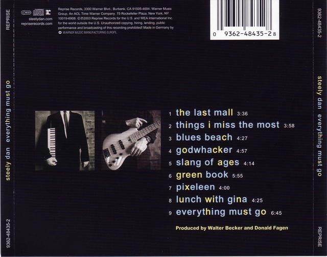 Everything Must Go - Steely Dan (CD - 42) music collectible [Barcode 093624843528] - Main Image 2