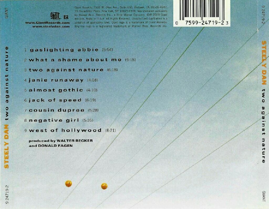 Two Against Nature - Steely Dan (FLAC) music collectible - Main Image 2