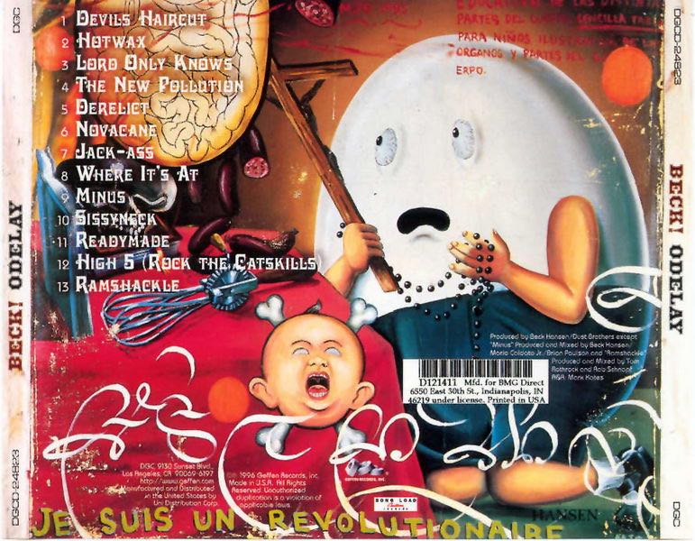 Odelay - Beck (CD - 54) music collectible [Barcode 708474003014] - Main Image 2