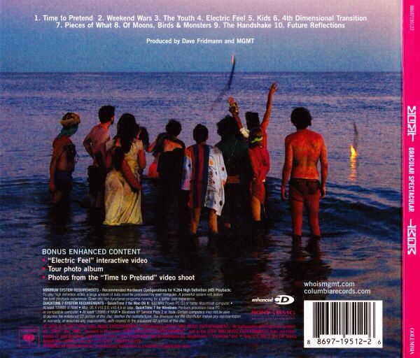 Oracular Spectacular - MGMT (CD - 40:18) music collectible - Main Image 2