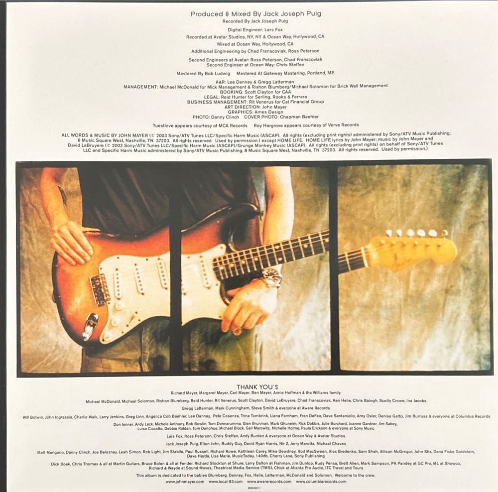 Heavier Things - John Mayer (12”) music collectible [Barcode 889853932115] - Main Image 4