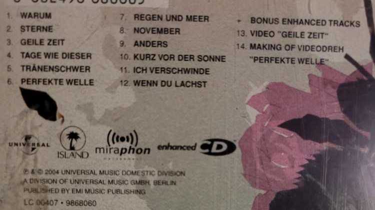 Es ist Juli - Juli (CD - 42) music collectible [Barcode 602498680605] - Main Image 4