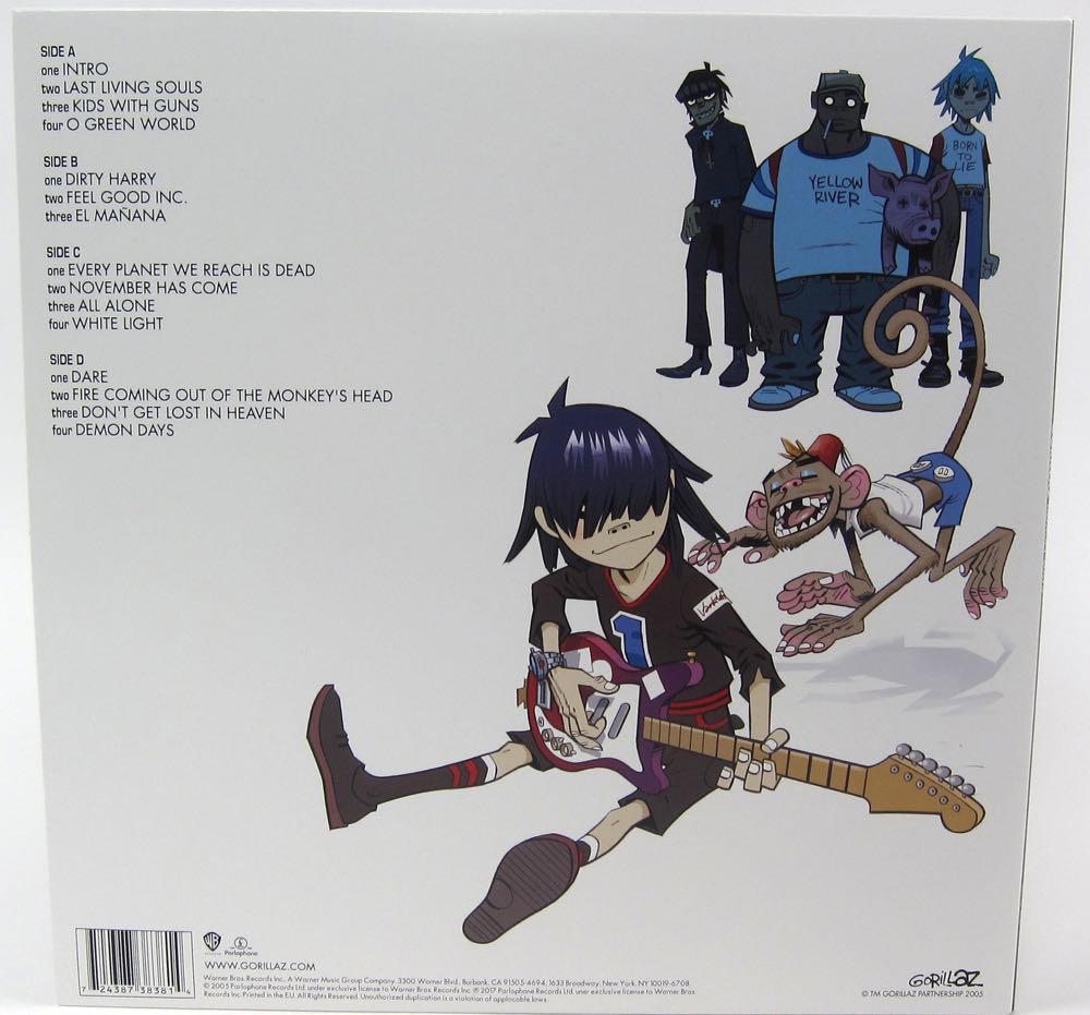 Demon Days - Gorillaz (12”) music collectible [Barcode 0724387383814] - Main Image 2