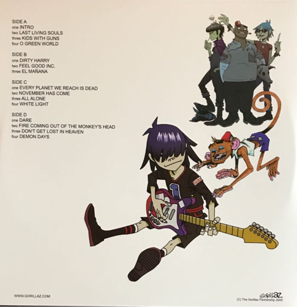 Demon Days - Gorillaz (12”) music collectible - Main Image 2