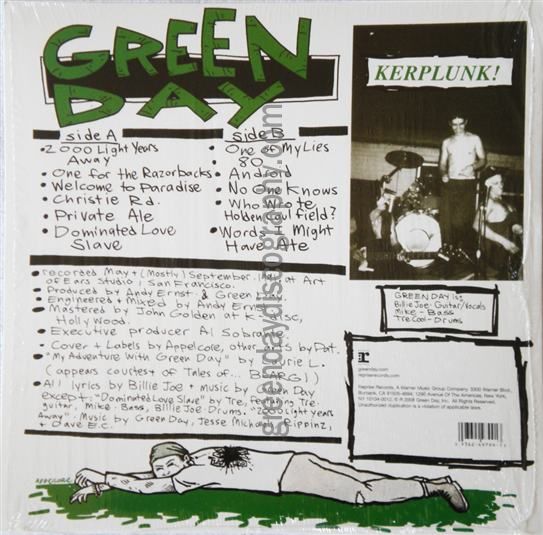 Kerplunk - Green Day (CD - 34) music collectible - Main Image 2