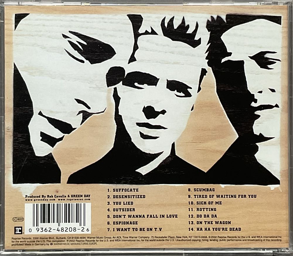 Shenanigans - Green Day (CD - 34) music collectible [Barcode 093624820826] - Main Image 3