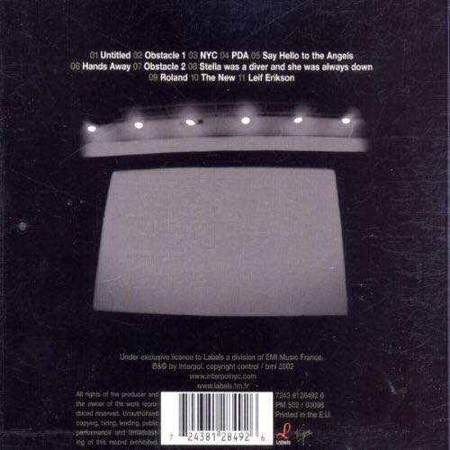 Turn on the Bright Lights - Interpol (12” - 49) music collectible [Barcode 744861054504] - Main Image 2
