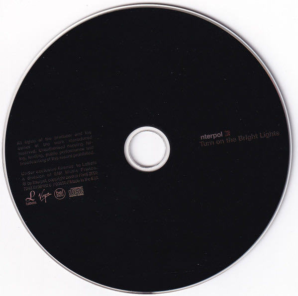 Turn on the Bright Lights - Interpol (CD - 49) music collectible [Barcode 744861054528] - Main Image 3