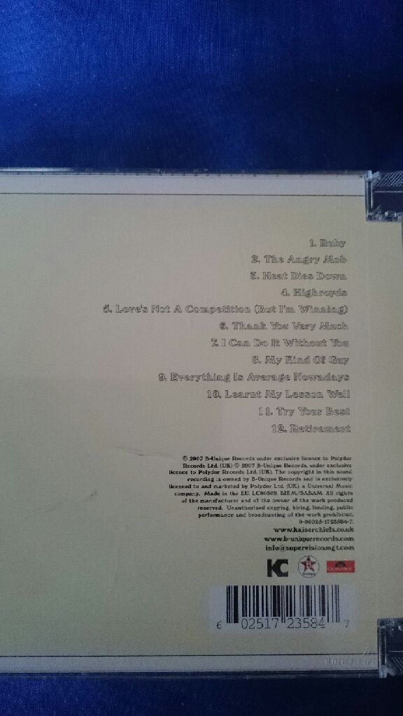 Yours truly, angry mob - Kaiser Chiefs (12” - 4444) music collectible [Barcode 602517235847] - Main Image 2