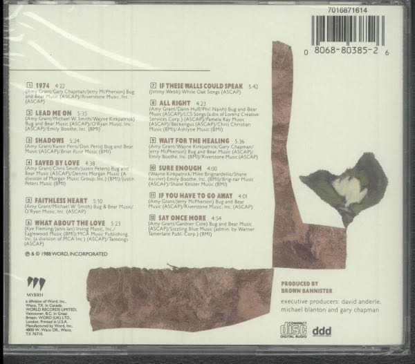 Lead Me On - Amy Grant (CD) music collectible [Barcode 08068803852] - Main Image 2