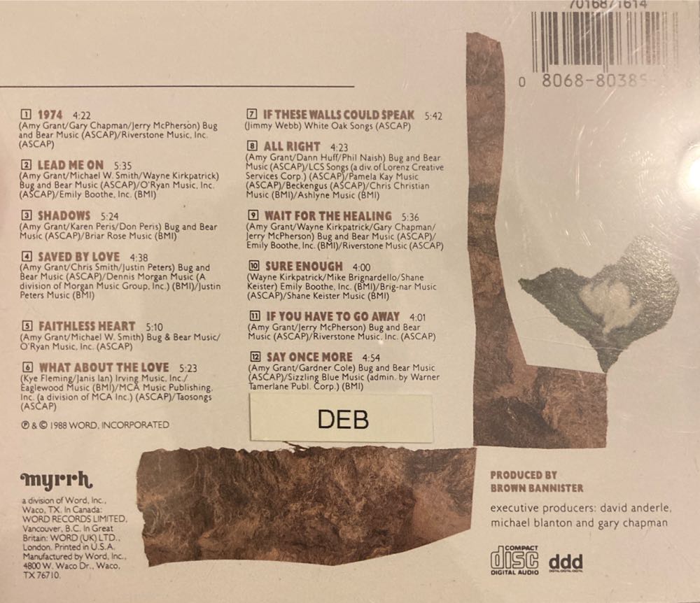 Lead Me On - Amy Grant (CD - 60) music collectible - Main Image 2