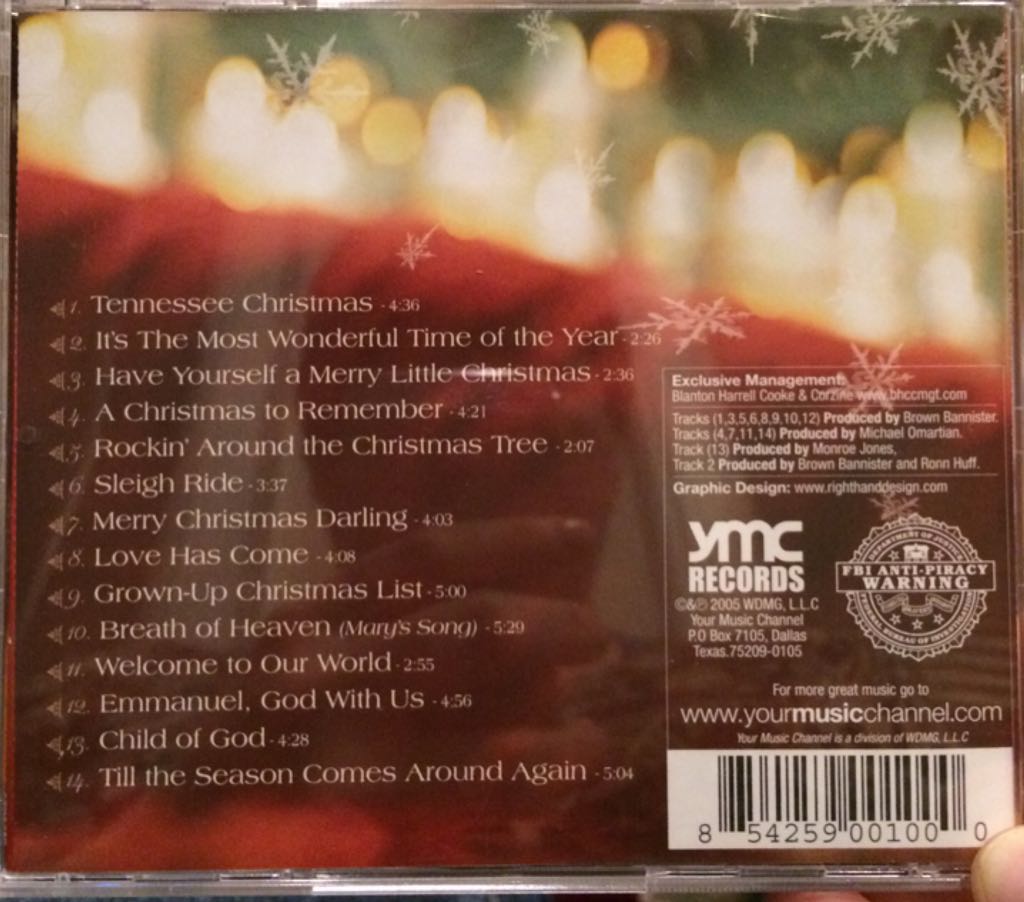 My Best Christmas - Grant, Amy (CD - 56) music collectible [Barcode 854259001000] - Main Image 2