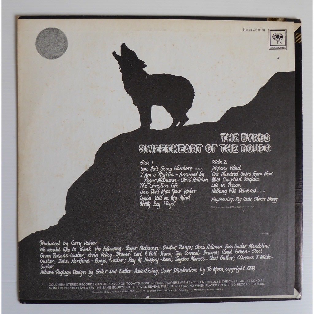 Sweetheart Of The Rodeo - Byrds, The (12” - 31) music collectible - Main Image 2