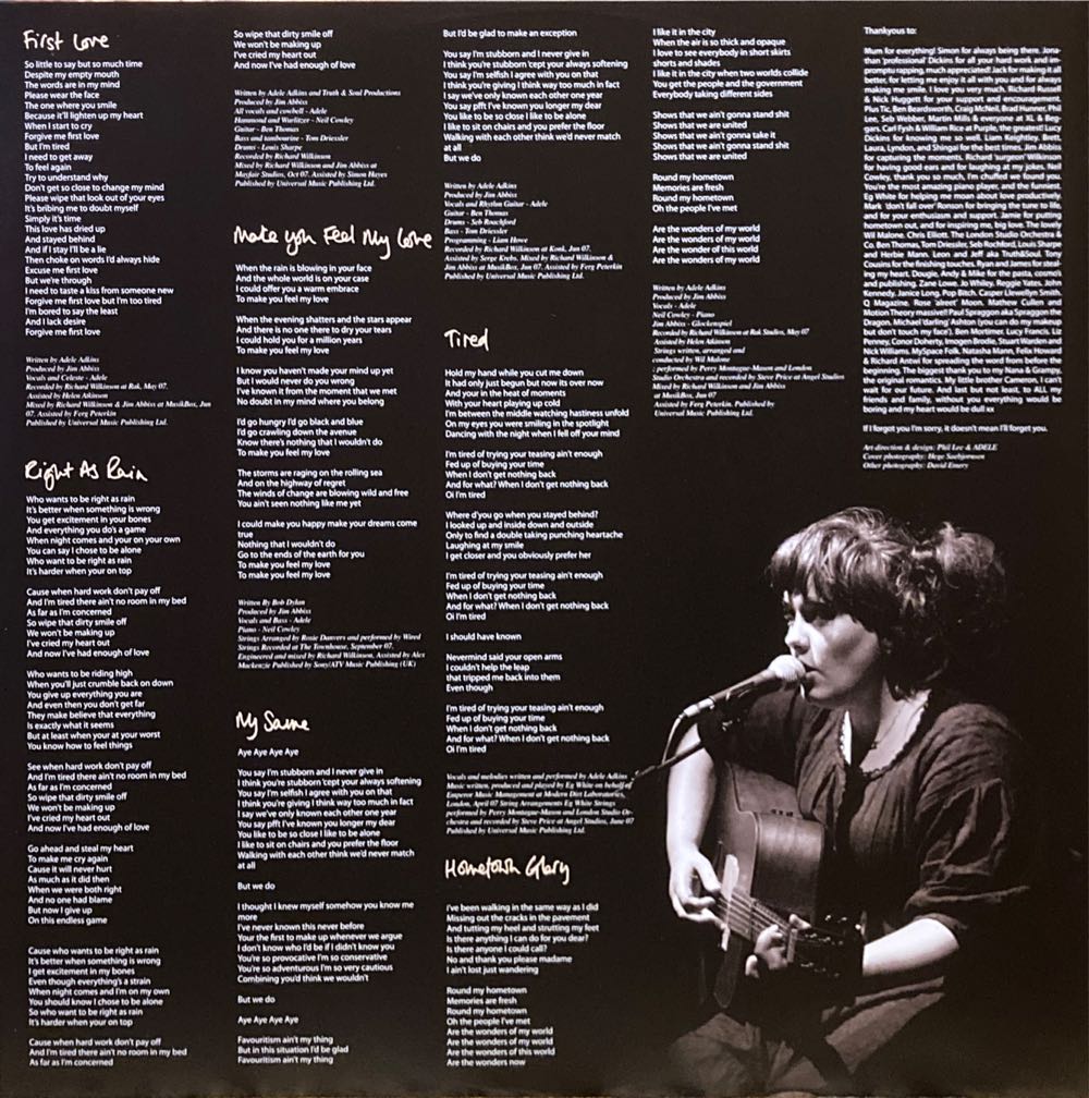 19 - Adele (CD - 43) music collectible [Barcode 634904031312] - Main Image 4