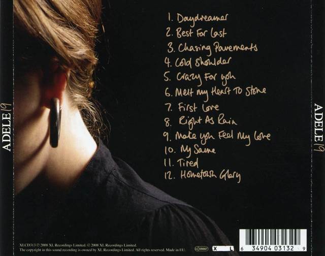 19 - Adele (CD - 44) music collectible [Barcode 886973062487] - Main Image 2