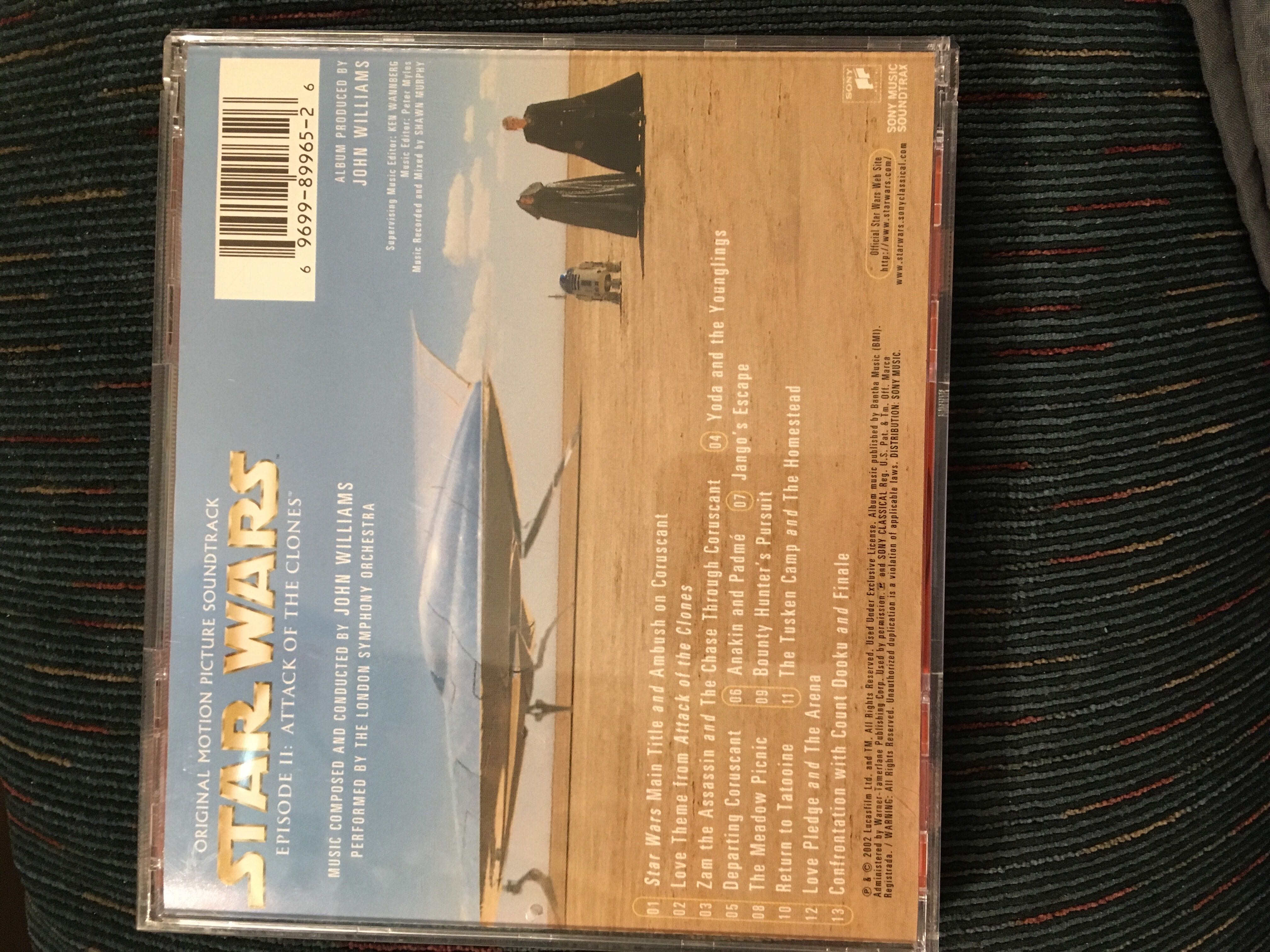 Star Wars: Episode 2: Attack Of The Clones - Various Artists (CD - 74) music collectible [Barcode 696998996526] - Main Image 2