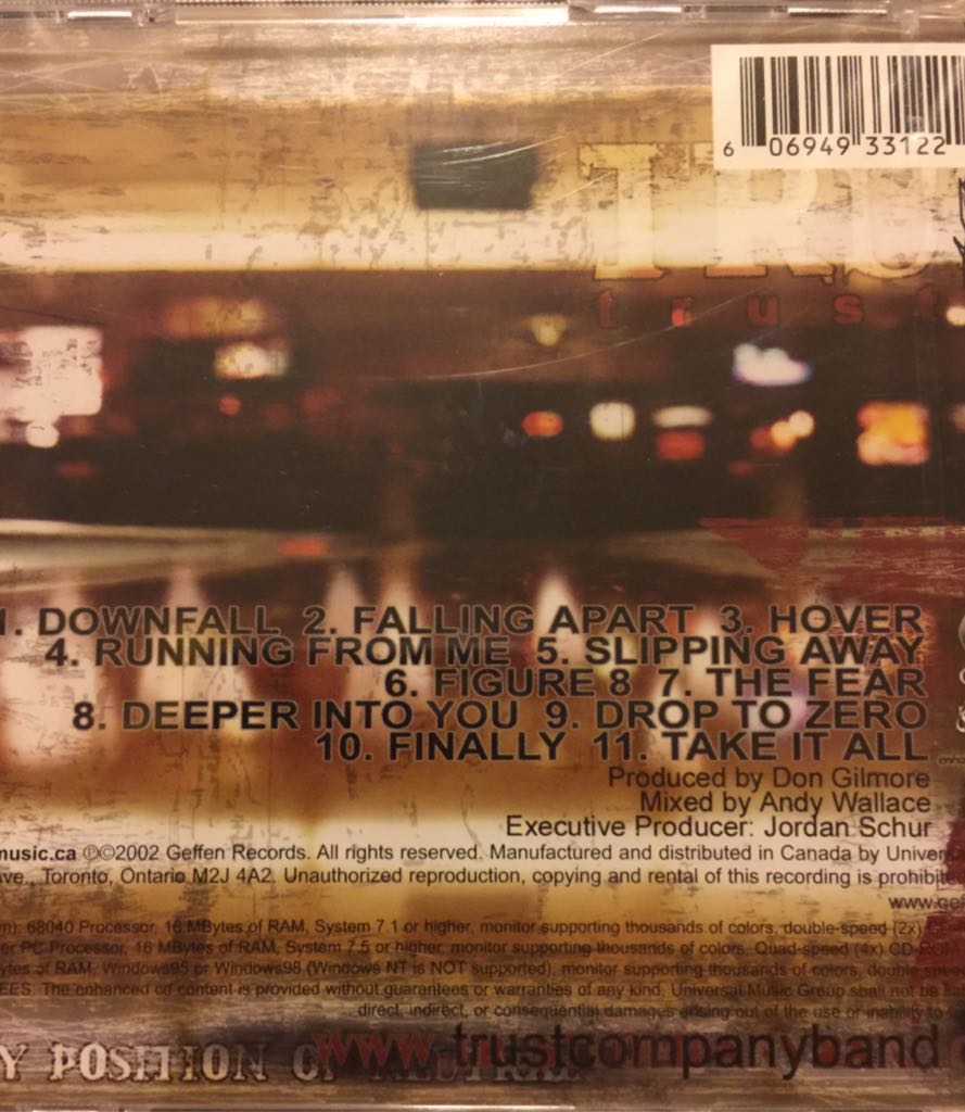 The Lonely Position of Neutral - Trust Company (CD - 40) music collectible [Barcode 606949331221] - Main Image 2