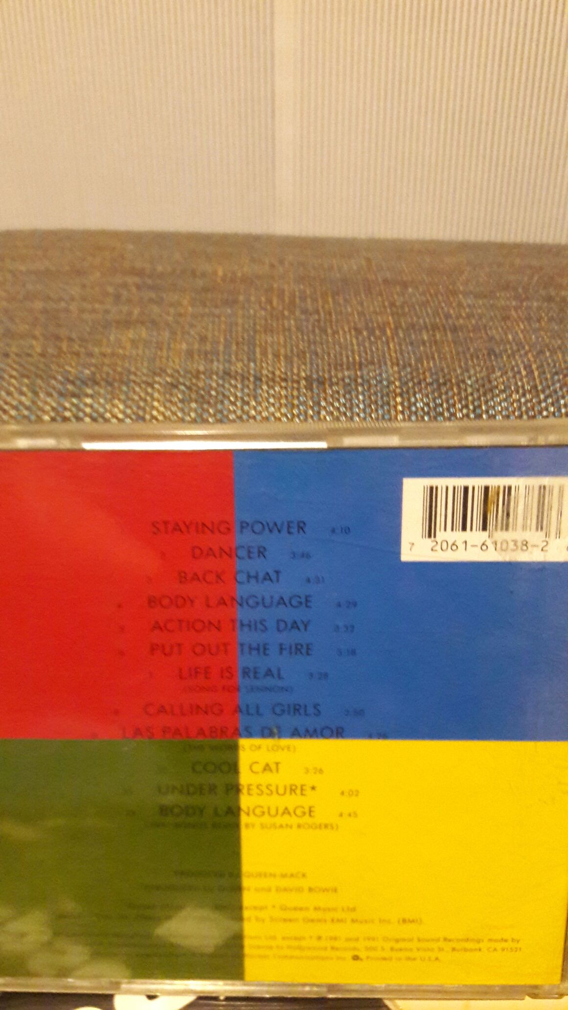 Hot Space - Queen (CD - 48) music collectible [Barcode 720616103826] - Main Image 2