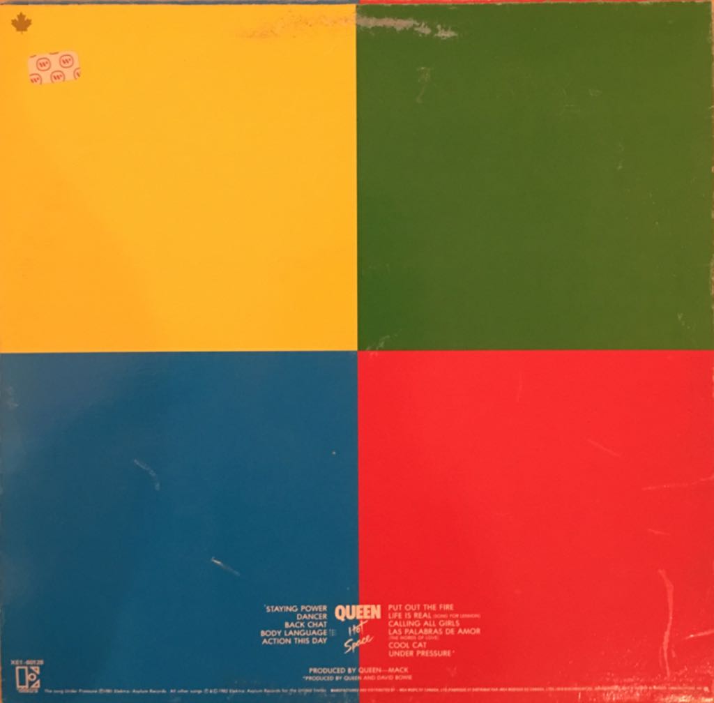 Hot Space - Queen (12” - 44) music collectible - Main Image 2