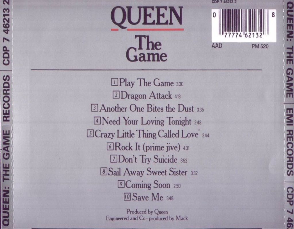 The Game - Queen (12” - 53) music collectible [Barcode 06266370] - Main Image 2