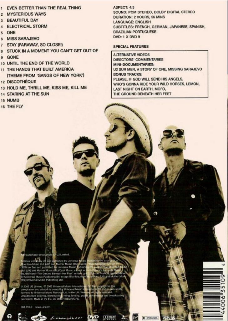 The Best Of 1990 - 2000 - U2 (CD - 71) music collectible [Barcode 0044006343501] - Main Image 2