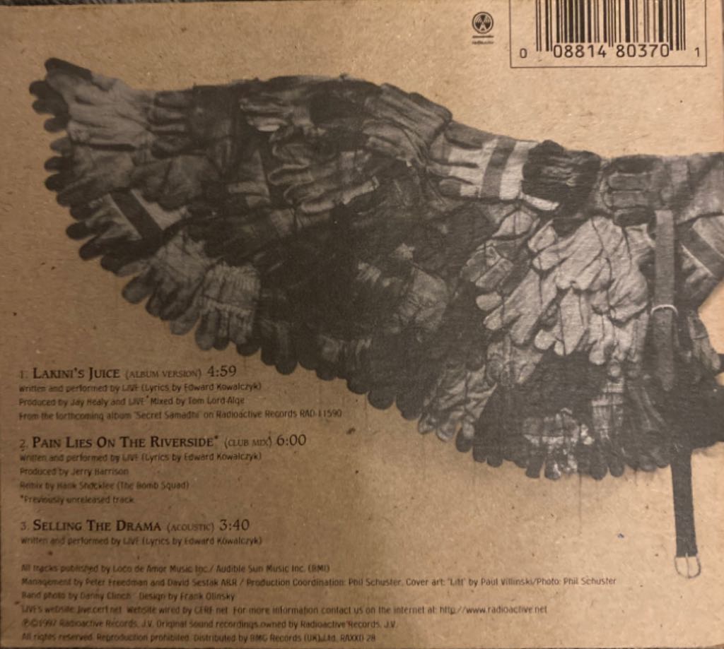 Lakinis Juice (CD2) - Live (CD) music collectible [Barcode 008814803701] - Main Image 2