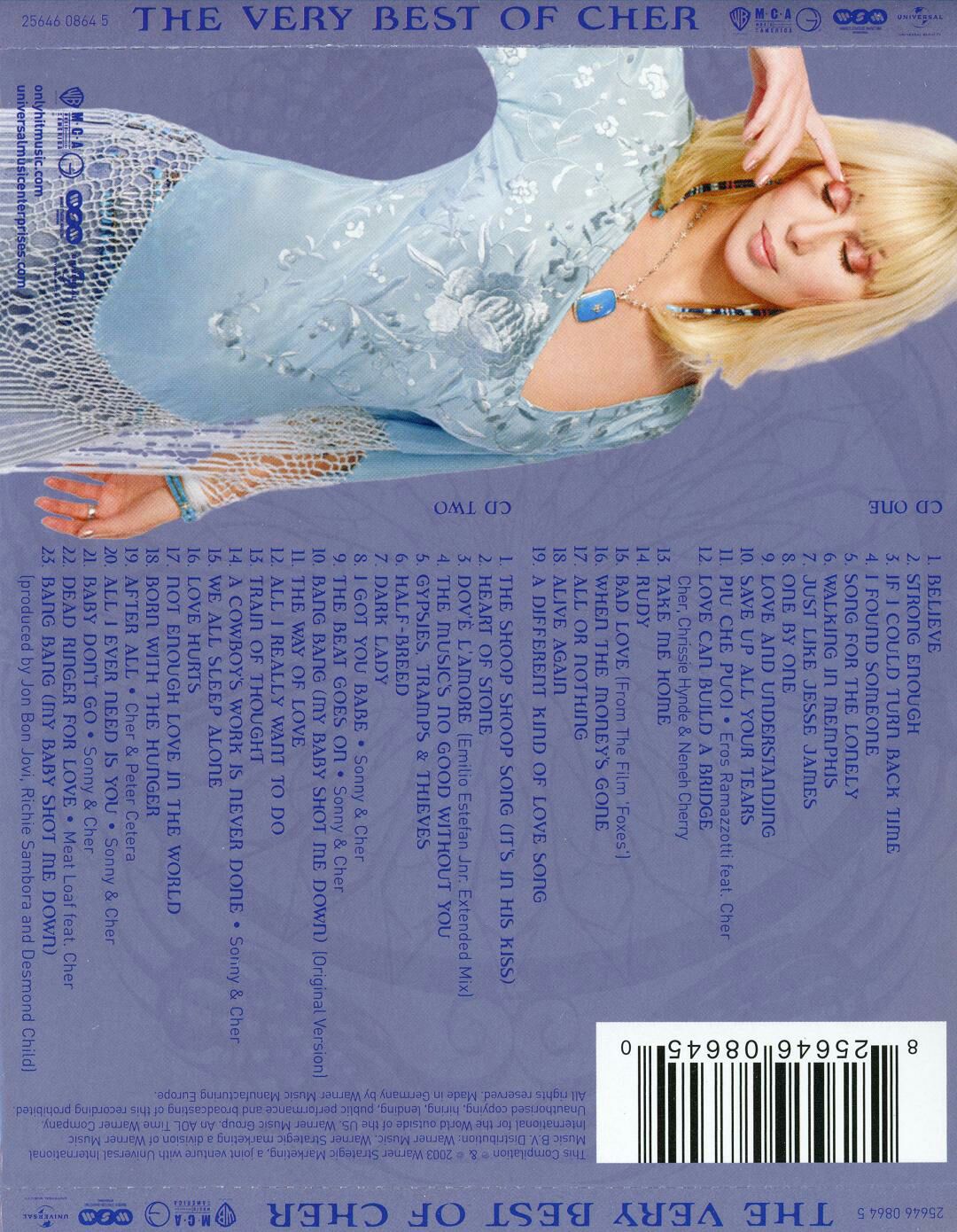 Cher The Very Best Of - Cher (CD) music collectible [Barcode 825646086450] - Main Image 2