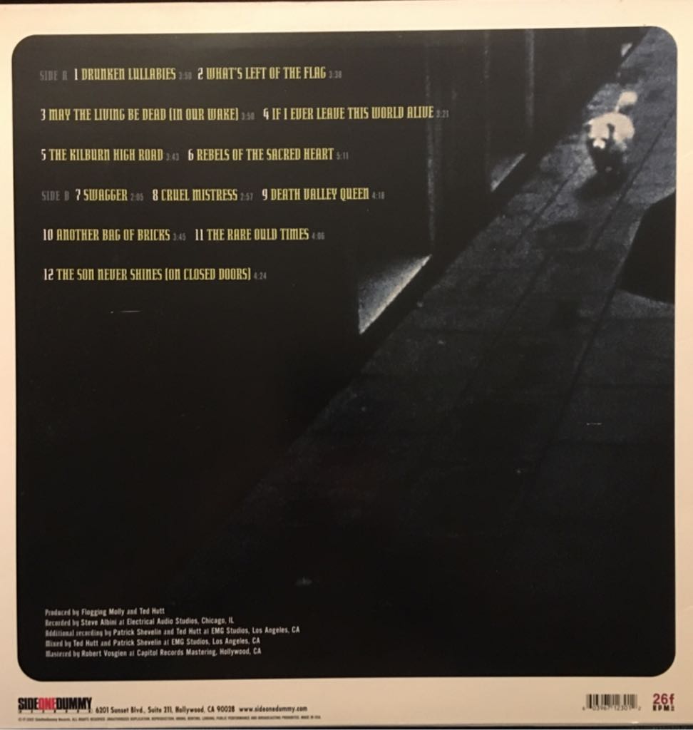 Drunken Lullabies - Flogging Molly (12”) music collectible [Barcode 603967132519] - Main Image 2