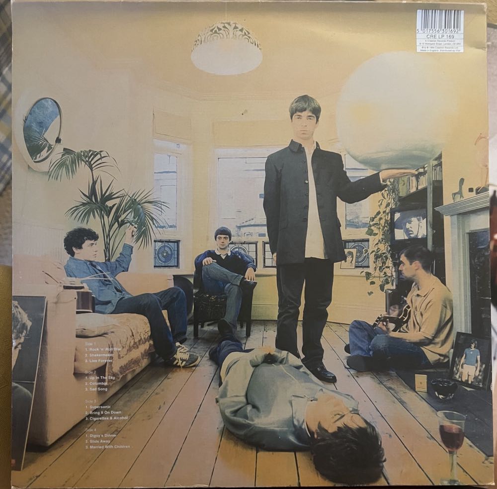 Definitely Maybe - Oasis (12”) music collectible [Barcode 5017556301692] - Main Image 2