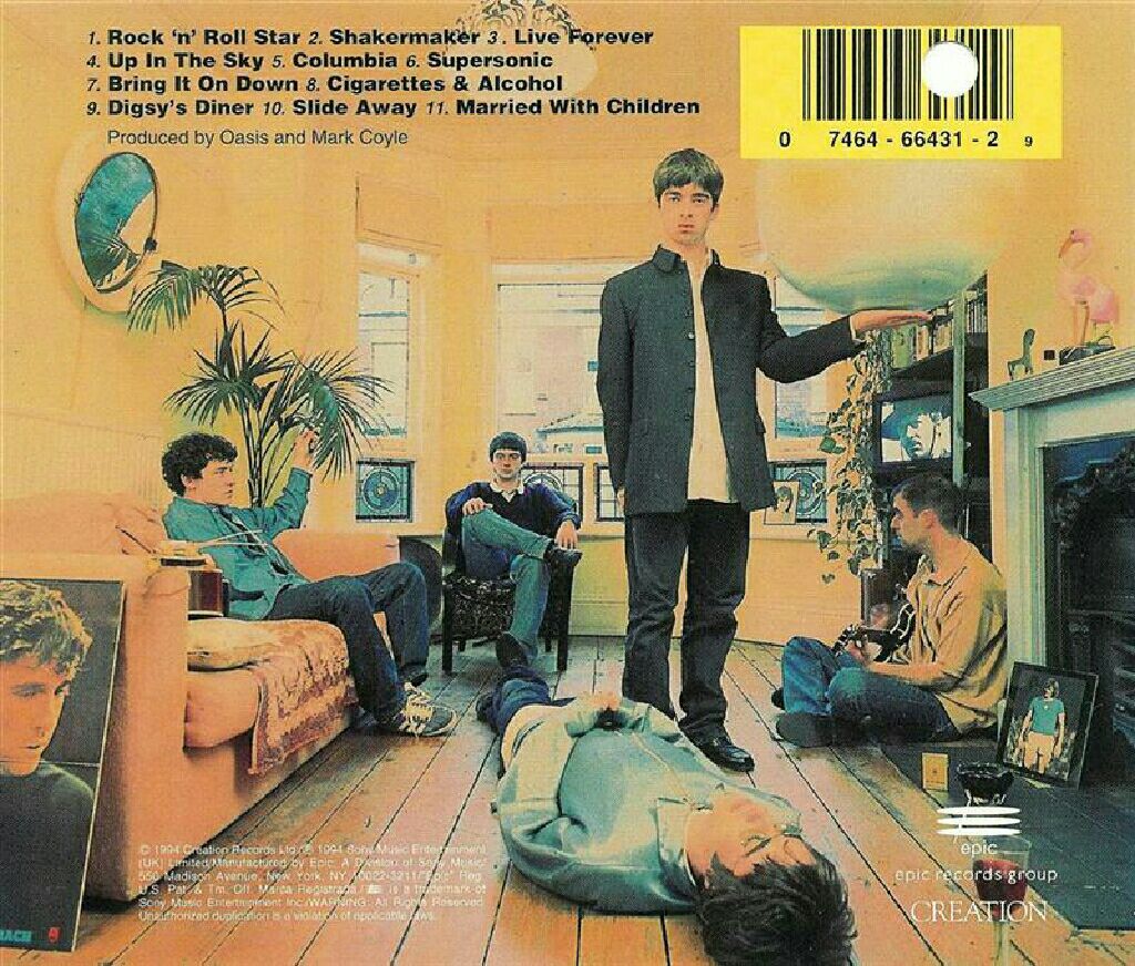 Definitely Maybe - Oasis (CD) music collectible [Barcode 5099747731860] - Main Image 2