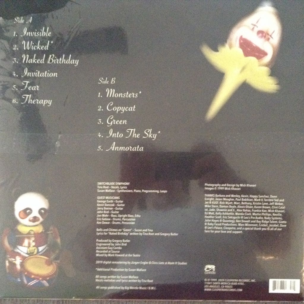 The Three Calamities - Switchblade Symphony (CD) music collectible [Barcode 741157054927] - Main Image 2