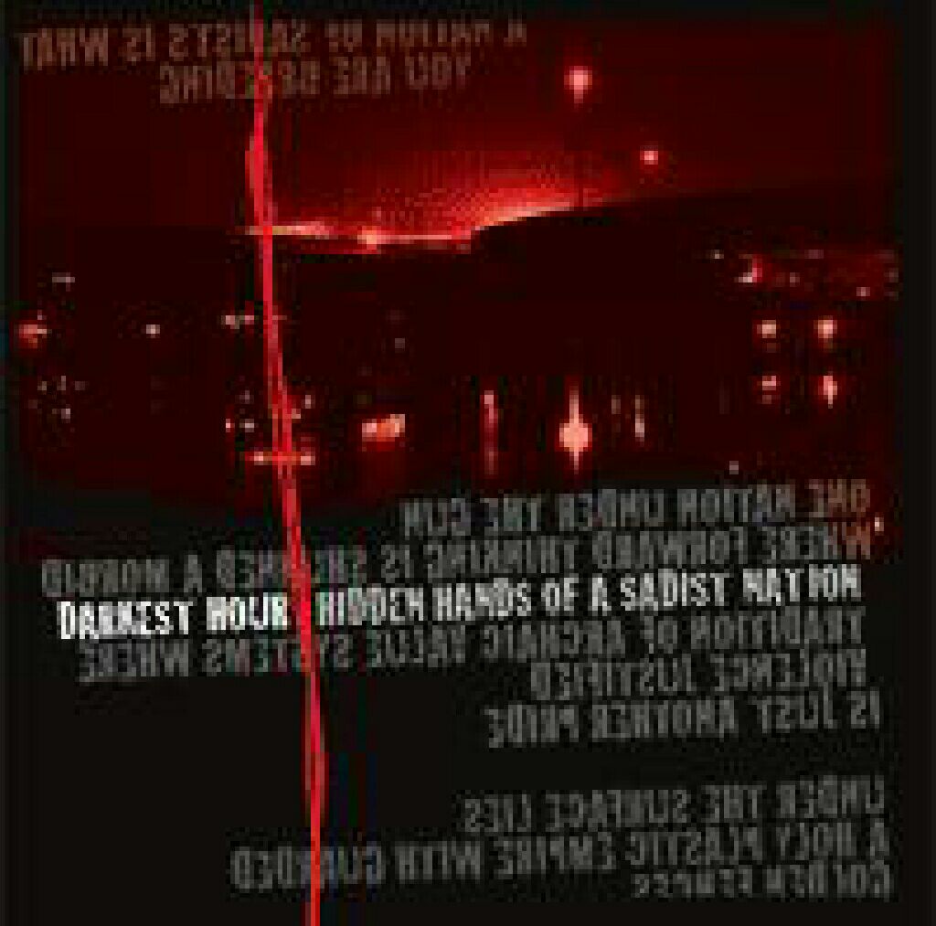 Hidden Hands Of A Sadist Nation - Darkest Hour (CD) music collectible [Barcode 746105019621] - Main Image 2