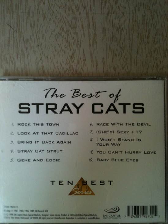 Best Of Stray Cats, The - Stray Cats (CD) music collectible [Barcode 724381987025] - Main Image 2