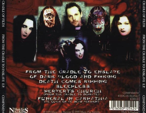 From The Cradle To Enslave E.P. - Cradle Of Filth (CD) music collectible [Barcode 5016583125400] - Main Image 2