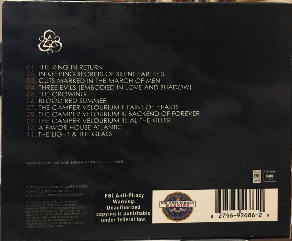 In Keeping Secrets Of Silent Earth: 3 - Coheed And Cambria (CD - 7050) music collectible [Barcode 827969268629] - Main Image 3