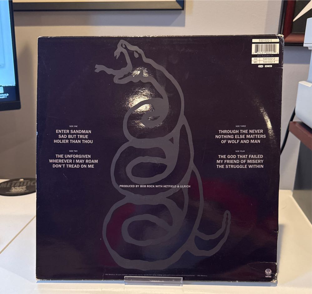 Black Album - Metallica (12” - 6216) music collectible [Barcode 731451002212] - Main Image 4