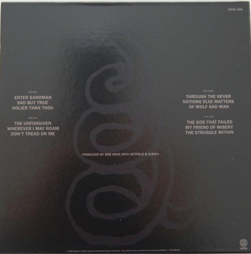 Metallica - Metallica (12” - 63) music collectible [Barcode 856115004637] - Main Image 2
