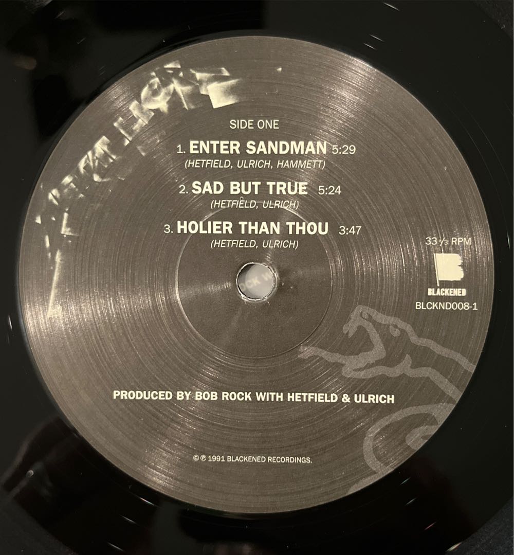 Metallica - Metallica (12”) music collectible - Main Image 3