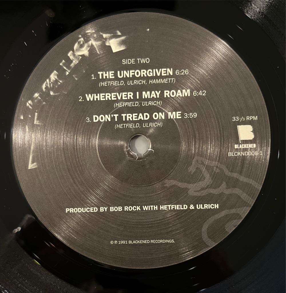 Metallica - Metallica (12”) music collectible - Main Image 4