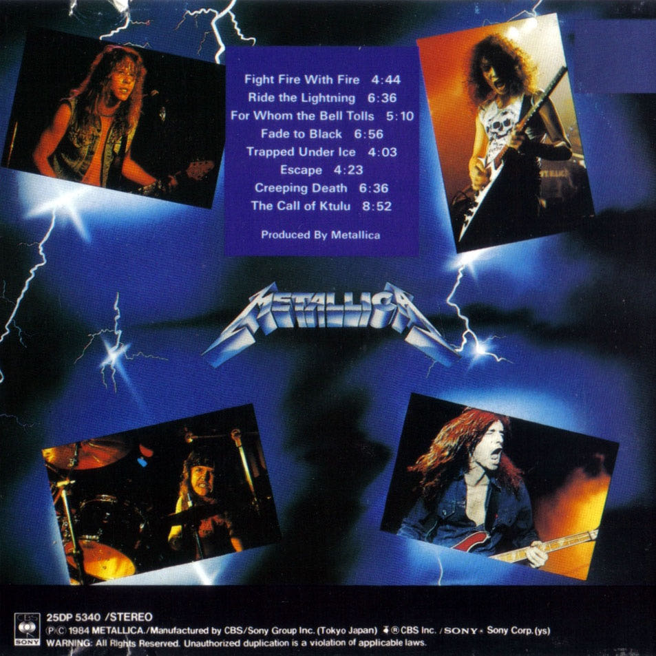 Ride The Lightning - Metallica (MP3 - 47) music collectible [Barcode 042283814028] - Main Image 3