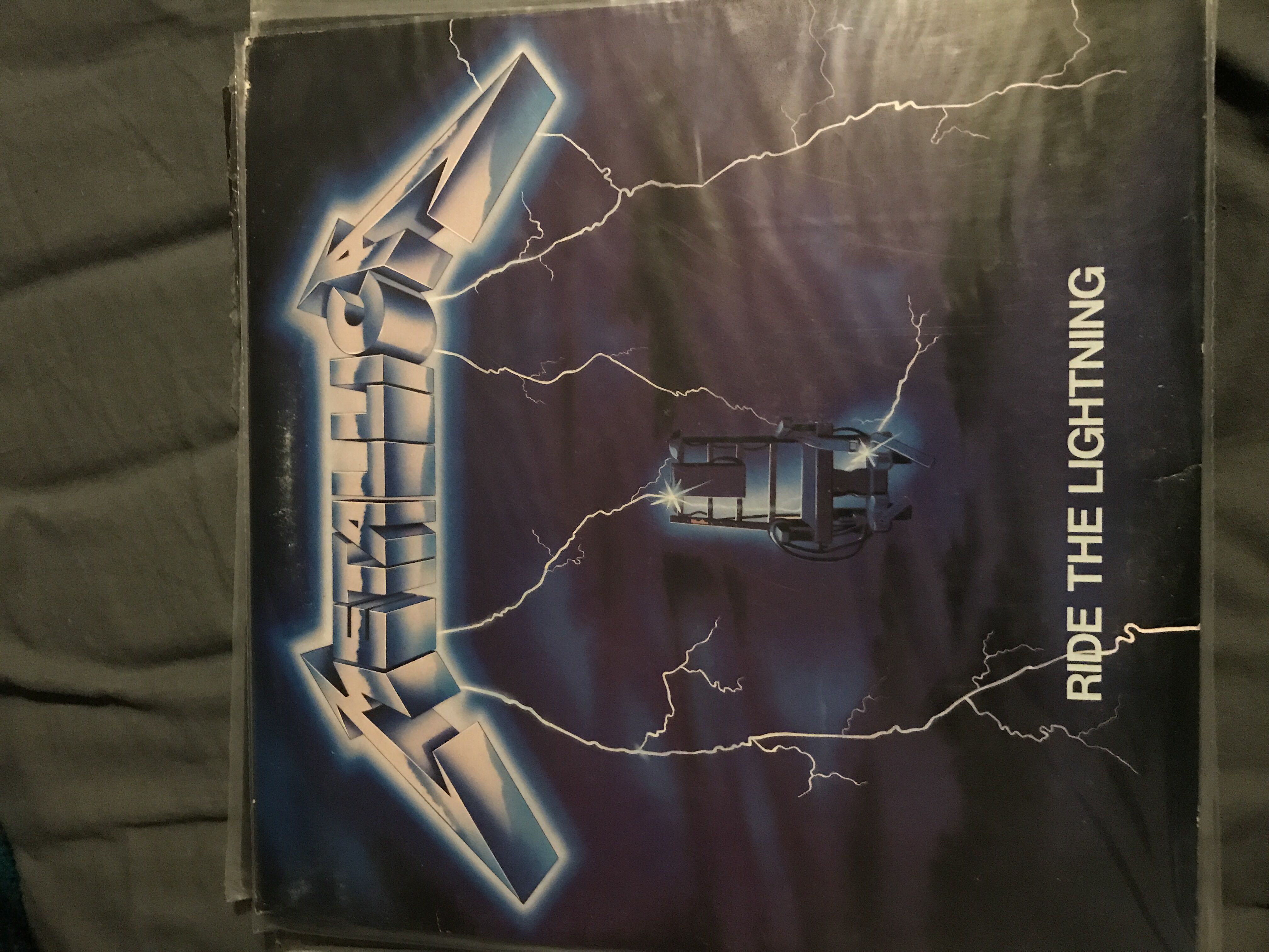 Ride The Lightning - Metallica (12”) music collectible [Barcode 075596039611] - Main Image 3