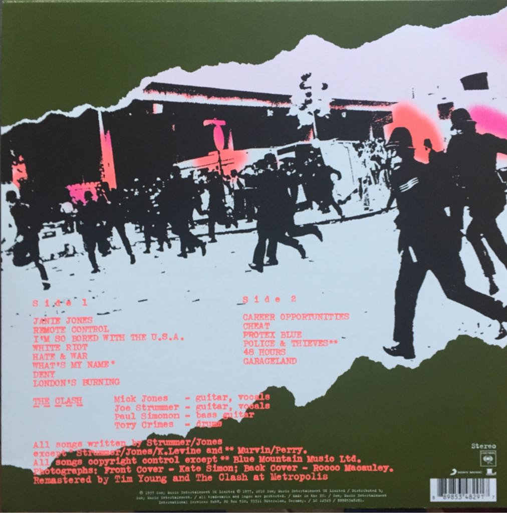 The Clash - Clash, The (12” - 35) music collectible [Barcode 889853482917] - Main Image 2