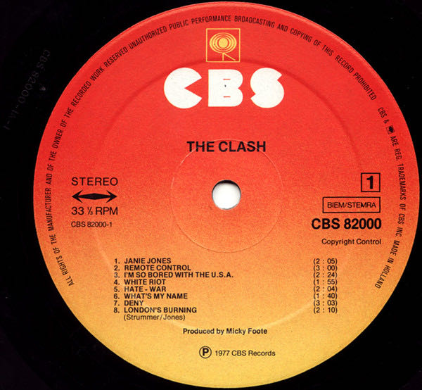 The Clash - Clash, The (12”) music collectible - Main Image 3