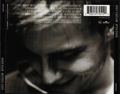 Open Road - Gary Barlow (CD - 50) music collectible [Barcode 6007124202734] - Main Image 2