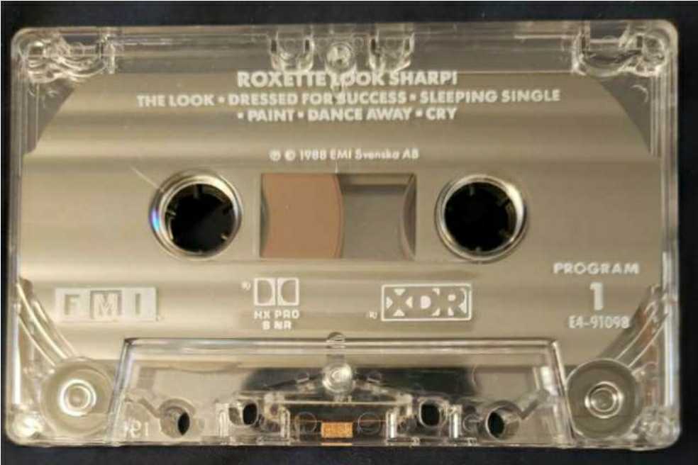 Look Sharp! - Roxette (Cassette) music collectible [Barcode 077779109845] - Main Image 3