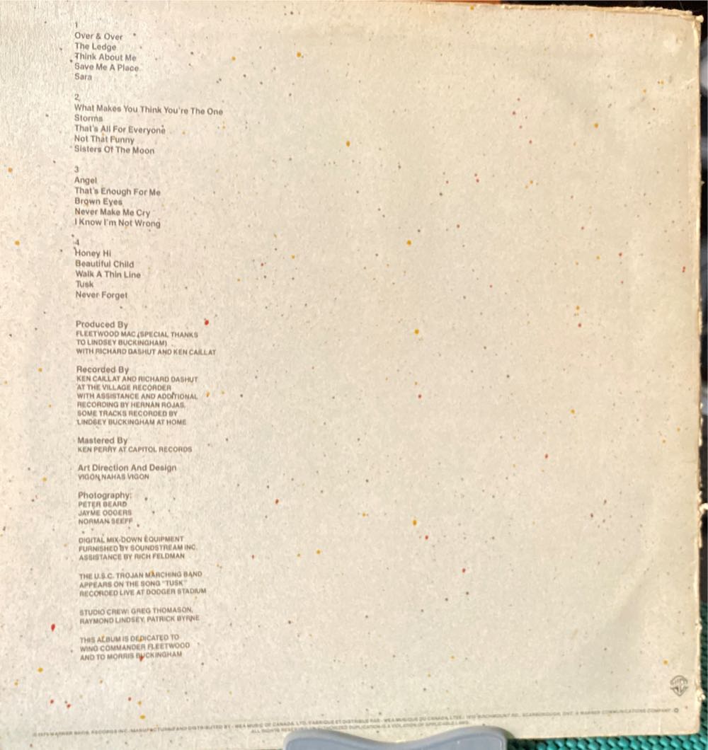 Tusk - Fleetwood Mac (12” - 74) music collectible - Main Image 2