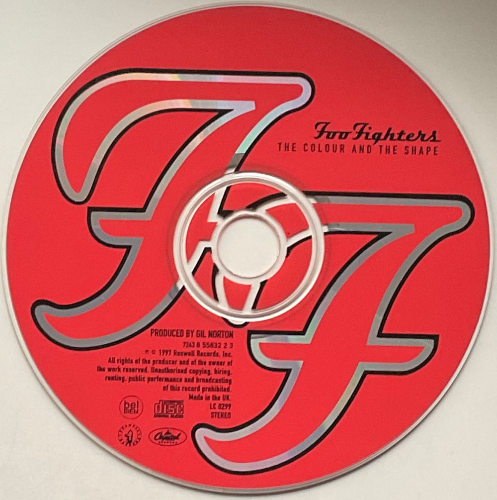 The Colour And The Shape - Foo Fighters (CD - 46:47) music collectible [Barcode 724385583223] - Main Image 4